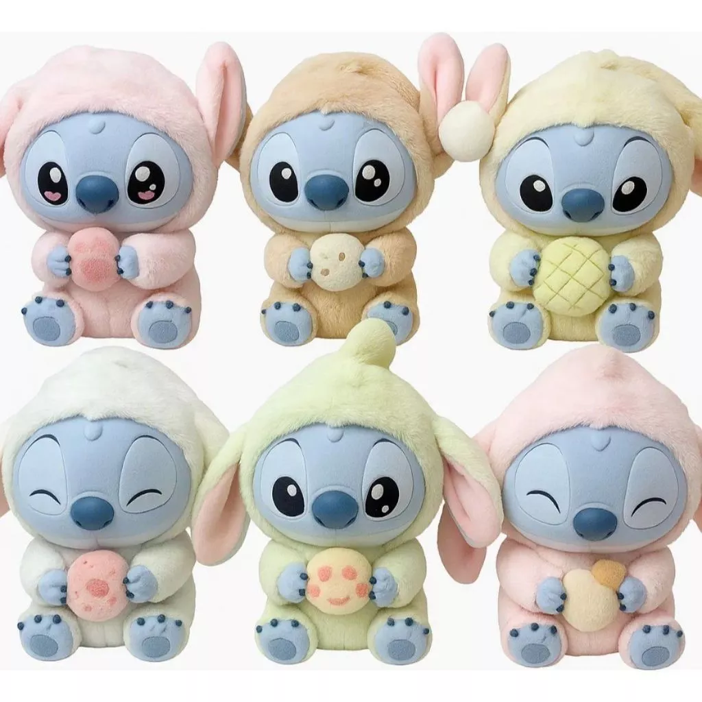 Boneco Stitch Labubu Surpresa Chaveiro Colecionável De Pelúcia E Vinil Saquinho Lacrado Unissex